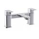 2 Handle Bathroom Faucet Taps / Modern Brass Bath And Shower Taps