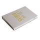 Education Hardcover Book Printing customized gold hot foil stamping logo