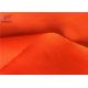 Orange Color 100% Polyester Police Uniform Fluorescent Material Fabric