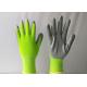 Grey Nitrile Coated Work Gloves Extended Service Life Comfortable In Dry Condition
