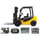Digital Control Battery Operated Forklift , Narrow Aisle Forklift With Steering