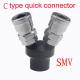 C type quick joint multi pipe air line SMV two insert two fork / trachea joint  1/4 air exhaust