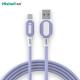Liquid Silicone Mobile Phone Charger Wire , 2.1A Fast Charging USB Cable Type C