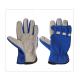 Motorcycle Driving Cow Split Leather Safety Gloves