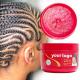 Unisex 48 Hours Strong Hold Hair Styling Gel Red Shine Jam 16 oz Custom Braiding Gel And Edge Control