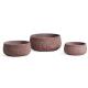 Stylish UV Resistant Round Handmade Ceramic Garden Pots With Drainage Hole For Small Plants