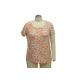 Breathable Ladies Viscose Tops , Reactive Printed Womens Casual Summer Outfits