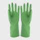Cotton Flocklined Rubber Household Kittchen Rubber Gloves Anti-Oil Dishwashing Gloves