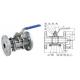 3/4 Inch 150LB SS304 Full Bore 3PC Flanged Ball Valve With ISO 5211