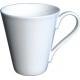 90*H107mm Hotel Coffee Mugs Drinking  White Ceramic Cup 350ml
