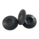 Grey Color Melamine Buttons In 30L Round Shape Matt Finished Using On Military Uniforms