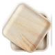 Anti Puncture 8 Inch Square Palm Leaf Disposable Plates For Party