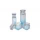 80 / 100ml Square Acylic Serum Lotion Bottle Skincare Cosmetic Set Cream Jar
