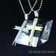 Fashion Top Trendy Stainless Steel Cross Necklace Pendant LPC191