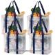 Reusable Grocery Bags, Shopping Bags For Groceries, Utility Tote With Handles Hard Bottom, Foldable, Multi-Purpose