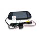 7W Car Wifi Monitor High Resolution 7 Inch Rearview Mirror Display