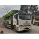287KW Power Used Concrete Pump Truck 49M Vertical Reach With FAW Chassis