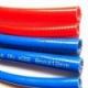 TPU braid reinforced Hose, Air Hose with W.P. 15bar for automation and hose reel, color red