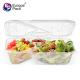 Custom plastic clear PP material  disposable food plastic storage box