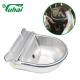 SS304 Livestock Water Bowl Stainless Steel Animal Water Bottle With Floating Ball Flat Tongue