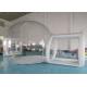 3m 5m Camping Inflatable Clear Bubble Tent With Airtight Tunnel