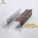 F Shape Tile Step Edge Trim , Heavy Duty Stair Nose Trim For Tile 8mm Size