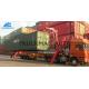 Skeleton  Container Side Loader Trailer 1*40  / 2*20  With 37 Tons Crane