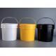 2.2 Lbs Five Gallon Plastic Buckets 20Liter Capacity Heavy Duty Construction