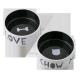 Customized LOGO Ceramic Pet Bowl For Puppy Cats Food Water Feeding
