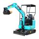 1100mm Track Gauge Mini Excavator 1.7 Ton for Smooth Digging and Eaton Hydraulic Valve