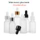 15ml 20ml 30ml Frosted Glass Dropper Bottles Hot Stamping Surface