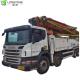 56X-6RZ Used Concrete Line Pumps Mounted Truck 45.8m For Construction Engineering