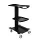 Multi-functional Mobile Dental Instrument Trolley Custom Your Color Medical Mobile Cart 3 Layer Mobile Dental Carts