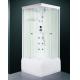 Tempered Glass ABS Top Black Steam Bath Shower For Massage