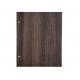 Dark Brown Matte PVC Self Adhesive Furniture Foil With Wood Effect