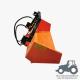 TB1H- Tractor Tipping Transport Box With Single Hydraulic Cylinder; Farm Implements 3pt Trip Scoop With Hydraulic Tipper