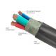 PVC Insulated Armored 4 Wire Low Voltage Cable , Bare Copper LV Power Cable