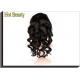 Loose Wave Human Hair Front Lace Wigs Natural Hairline , Tangle Free