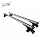 Aluminium Alloy Auto Roof Rack Cross Bars , A002 Silver Universal Cross Bars For Roof Rack With Three Clips