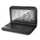 Multi Function Alarm Qi Wireless Charger Clock Docking Station 15W All In One