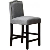 24 Inches Height Padded Counter Stools With Solid Wooden Legs OEM Available