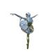 Stainless Steel Ornaments Metal Sculpture Metal Ballerina Dancing Statue