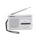 Portable AM FM radio with speaker universal receiver material abs plastic
