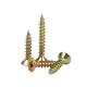 INCH Steel Countersunk Head Self Tapping Yellow Zinc Wood Chip Board Screw Direct Supply