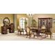 ODM 5 Seat Classical Luxury Wood Dining Room Sets European Dining Table And Chairs