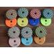 Two Kinds 4 Inch 7 Steps Dry Diamond Polishing Pads Honey Cone For Granite