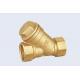 1/2- 4 Brass Fittings Y Strainer Filter Valve Office Building Usage