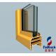 6063 Extrusion Window Aluminum Profile For Sliding Wardrobe Doors Thermally Improved