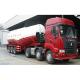 SINOTRUK 3 Axle 48500 Liters Bulk Cement Tank Semi Trailer Truck 50 - 80 ton Loading capacity