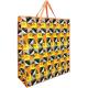 Eco Friendly Zip Closure Woven Shopping Bags Custom Design Glossy / Matt Lamination